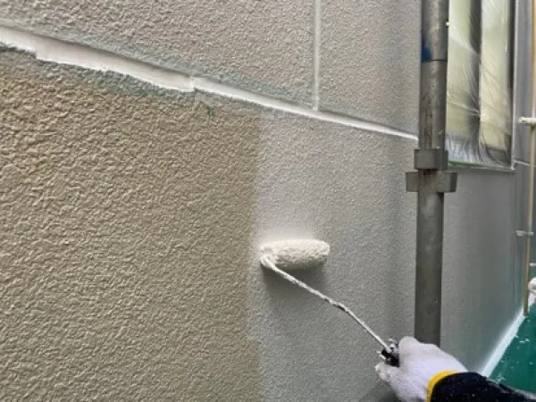 外壁塗装　施工状況①