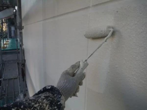 施工状況：外壁塗装①