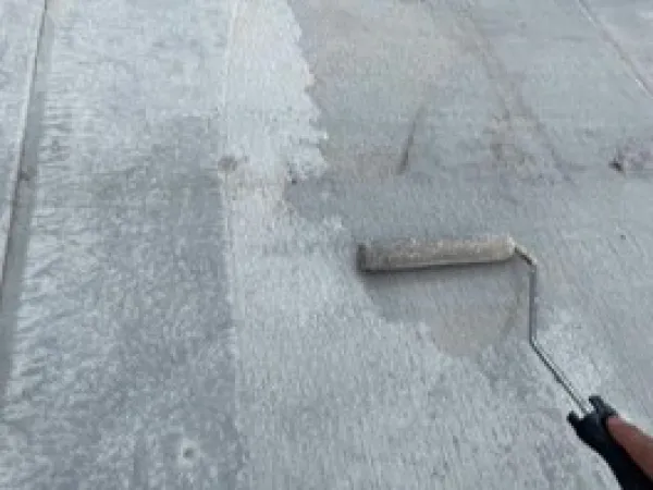 施工状況③ ウレタン防水密着工法