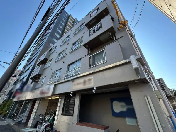 東京都品川区　マンション　大規模修繕工事：国道沿いマンションの修繕事例